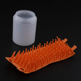 Maxbell Dog Paw Cleaner Handy and Portable Paw Washer Dogs Foot Cleaner S Orange