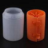 Maxbell Dog Paw Cleaner Handy and Portable Paw Washer Dogs Foot Cleaner M Orange