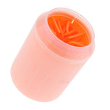 Maxbell Dog Paw Cleaner Handy and Portable Paw Washer Dogs Foot Cleaner M Orange