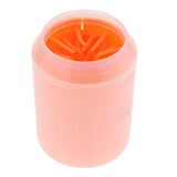 Maxbell Dog Paw Cleaner Handy and Portable Paw Washer Dogs Foot Cleaner M Orange