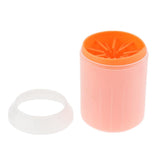 Maxbell Dog Paw Cleaner Handy and Portable Paw Washer Dogs Foot Cleaner M Orange