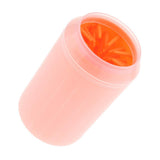 Maxbell Dog Paw Cleaner Handy and Portable Paw Washer Dogs Foot Cleaner L Orange