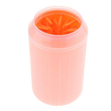 Maxbell Dog Paw Cleaner Handy and Portable Paw Washer Dogs Foot Cleaner L Orange