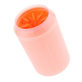 Maxbell Dog Paw Cleaner Handy and Portable Paw Washer Dogs Foot Cleaner L Orange