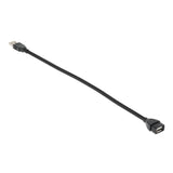 Maxbell 5 Pcs USB Night Light Extension Cord Connector Line Wire Black