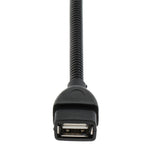 Maxbell 5 Pcs USB Night Light Extension Cord Connector Line Wire Black