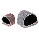 Maxbell Small Pet Winter Warm Hamster Rabbit Guinea Pig Hamster House Bed  L