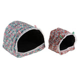 Maxbell Small Pet Winter Warm Hamster Rabbit Guinea Pig Hamster House Bed  L