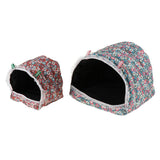 Maxbell Small Pet Winter Warm Hamster Rabbit Guinea Pig Hamster House Bed  L