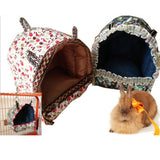 Maxbell Small Pet Winter Warm Hamster Rabbit Guinea Pig Hamster House Bed  M