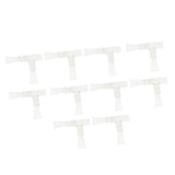 Maxbell 10 Pcs Aquarium Water Outlet Duckbill Return Pipe End Outflow Transparent