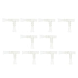 Maxbell 10 Pcs Aquarium Water Outlet Duckbill Return Pipe End Outflow Transparent