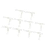 Maxbell 10 Pcs Aquarium Water Outlet Duckbill Return Pipe End Outflow Transparent