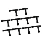 Maxbell 10 Pcs Aquarium Water Outlet Duckbill Return Pipe End Outflow Black