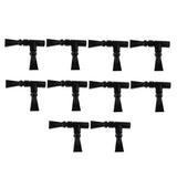 Maxbell 10 Pcs Aquarium Water Outlet Duckbill Return Pipe End Outflow Black