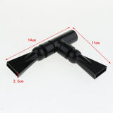 Maxbell 10 Pcs Aquarium Water Outlet Duckbill Return Pipe End Outflow Black