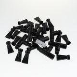 Maxbell 10 Pcs Aquarium Water Outlet Duckbill Return Pipe End Outflow Black