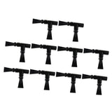 Maxbell 10 Pcs Aquarium Water Outlet Duckbill Return Pipe End Outflow Black