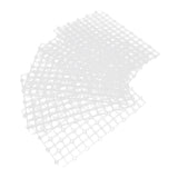 Maxbell 5 Pcs Aquarium Bottom Isolation Board - Fish Tank Undergravel Filter Plate Clear