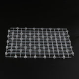 Maxbell 5 Pcs Aquarium Bottom Isolation Board - Fish Tank Undergravel Filter Plate Clear