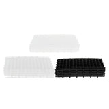 Maxbell 5 Pcs Aquarium Bottom Isolation Board - Fish Tank Undergravel Filter Plate Clear