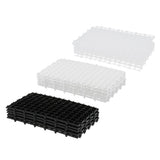 Maxbell 5 Pcs Aquarium Bottom Isolation Board - Fish Tank Undergravel Filter Plate Clear