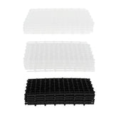 Maxbell 5 Pcs Aquarium Bottom Isolation Board - Fish Tank Undergravel Filter Plate Clear