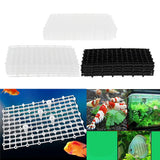 Maxbell 5 Pcs Aquarium Bottom Isolation Board - Fish Tank Undergravel Filter Plate Clear