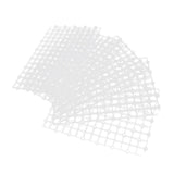 Maxbell 5 Pcs Aquarium Bottom Isolation Board - Fish Tank Undergravel Filter Plate Clear