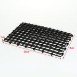 Maxbell 5 Pcs Aquarium Bottom Isolation Board - Fish Tank Undergravel Filter Plate Black
