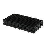 Maxbell 5 Pcs Aquarium Bottom Isolation Board - Fish Tank Undergravel Filter Plate Black