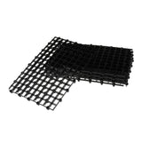 Maxbell 5 Pcs Aquarium Bottom Isolation Board - Fish Tank Undergravel Filter Plate Black