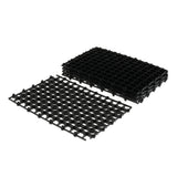 Maxbell 5 Pcs Aquarium Bottom Isolation Board - Fish Tank Undergravel Filter Plate Black