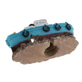 Maxbell Aquarium Pirate Ship Decoration Fish Tank Ornament Aquarium Accessories