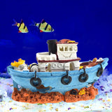 Maxbell Aquarium Pirate Ship Decoration Fish Tank Ornament Aquarium Accessories