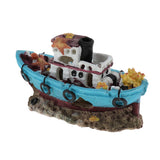 Maxbell Aquarium Pirate Ship Decoration Fish Tank Ornament Aquarium Accessories
