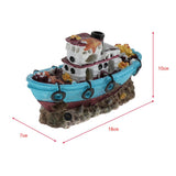 Maxbell Aquarium Pirate Ship Decoration Fish Tank Ornament Aquarium Accessories