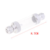 Maxbell Aquarium Check Valve-Regulator CO2 Bubble Counter Sliver Double Head