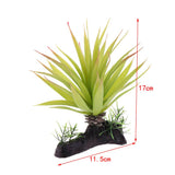 Maxbell Reptile Aquarium Lifelike Underwater Plant Water Grass Decoration 11.5x17cm