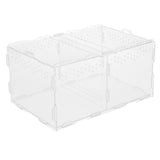 Maxbell Double Acrylic Reptile Terrarium Reptile Tank 30x20x15cm