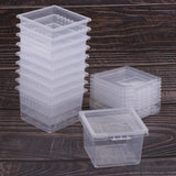 Maxbell 10 Pcs Insect Reptile Spider Terrariums Breeding Box Hatching Container