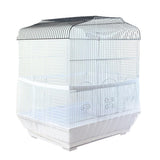 Maxbell Bird Cage Net Cover Mesh Bird Seed Catcher Guard Net Cover Clothing S White