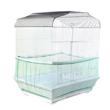 Maxbell Bird Cage Net Cover Mesh Bird Seed Catcher Guard Net Cover Clothing M Green