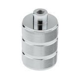 Max E27 Base Round Light Bulb Lamp Socket Holder Adapter chrome