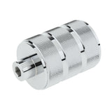 Max E27 Base Round Light Bulb Lamp Socket Holder Adapter chrome