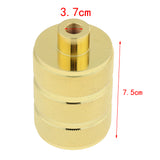 Max E27 Base Round Light Bulb Lamp Socket Holder Adapter gold