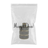 Max E27 Base Round Light Bulb Lamp Socket Holder Adapter black+gold