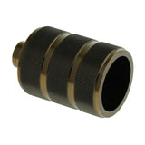 Max E27 Base Round Light Bulb Lamp Socket Holder Adapter black+gold