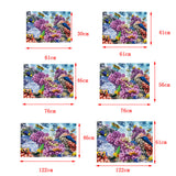 Maxbell Practical Aquarium 3D Fish Tank Background Poster Fish Background  XL