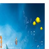 Maxbell 3D Aquarium Fish Tank Background Poster Picture PVC Adhesive Decor 122x61cm